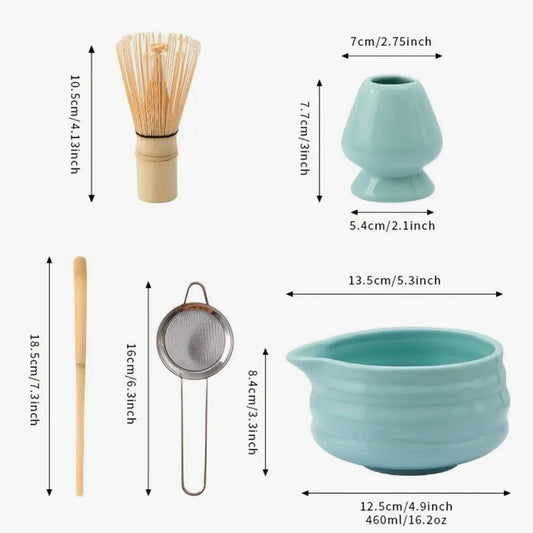 Matcha Making Kit (Turquoise)